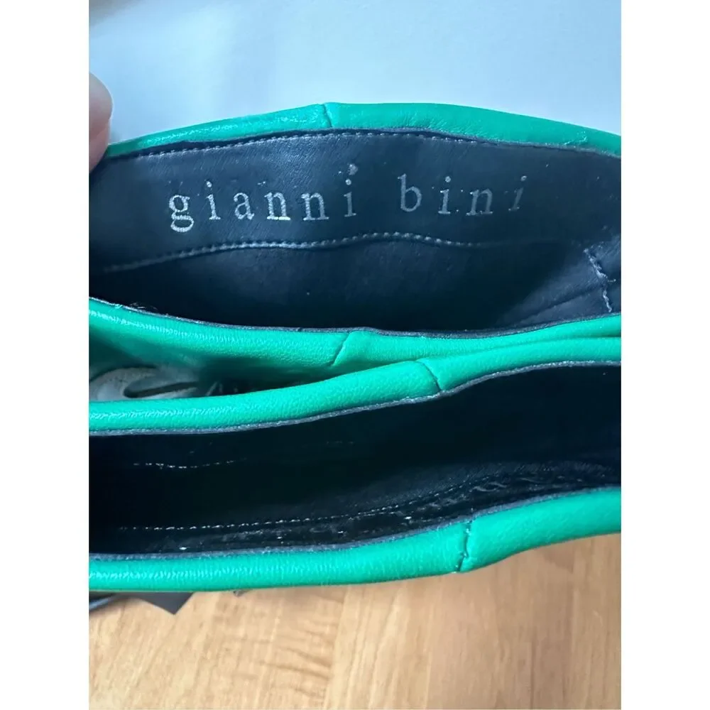 Gianni Bini Conley Flame Leather Western Foldover Boots, Women US Size 6 & 5.5 - Picture 9 of 10